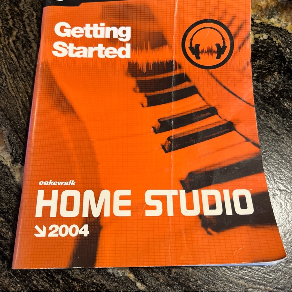 Home Studio Digital music audio Recording Editing Booklet Manual Cakewalk 2004